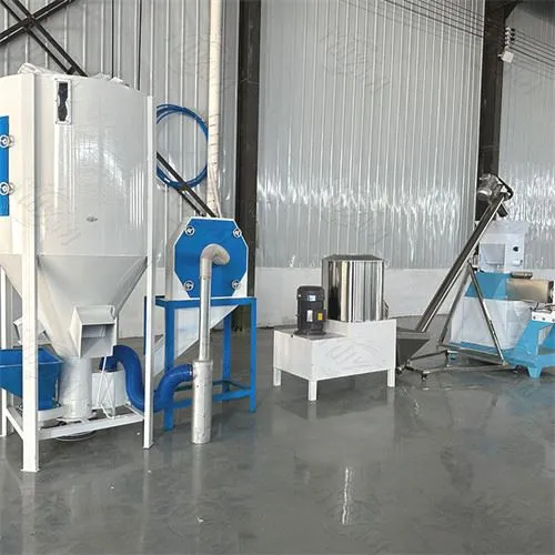 Fiske foderproduktionslinje