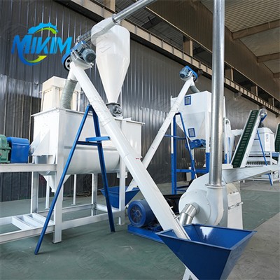 The General Process Of An Automated Cattle Feed Production Line