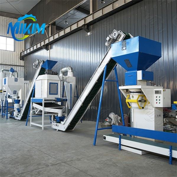 Agricultural chicken feed production line